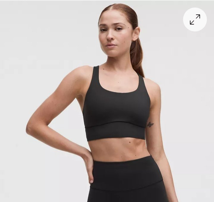 lululemon Energy Longline Bra Medium Support, B-D Cups Evolve