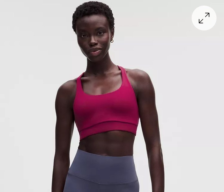 lululemon Energy Longline Bra Medium Support, B-D Cups Evolve