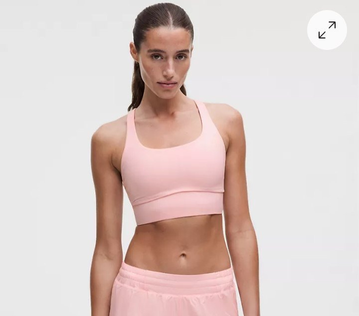 lululemon Energy Longline Bra Medium Support, B-D Cups Evolve