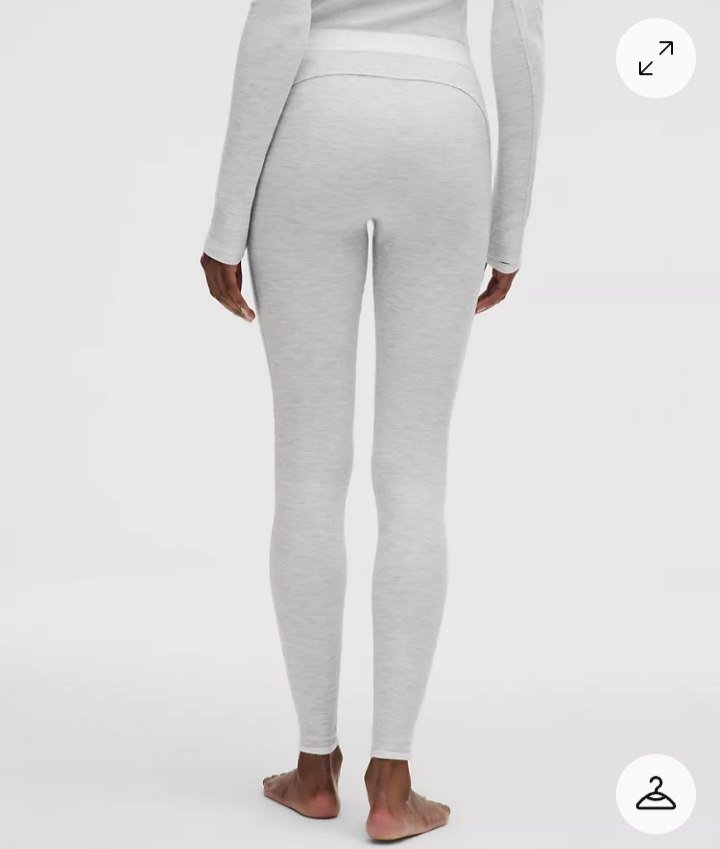 Waffle-Knit High-Rise Base Layer Tight 28"