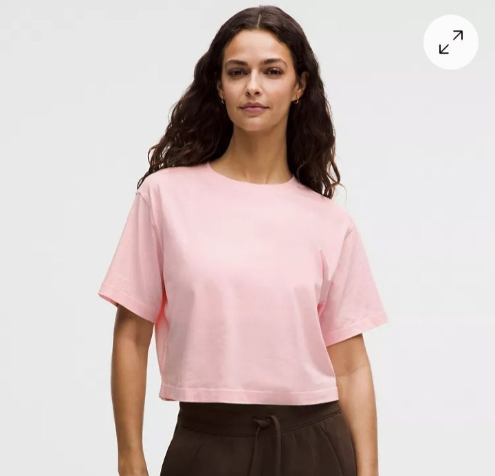 All Yours Organic Cotton-Blend Cropped T-Shirt