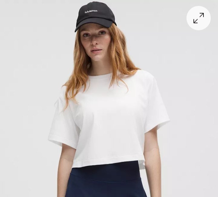 All Yours Organic Cotton-Blend Cropped T-Shirt
