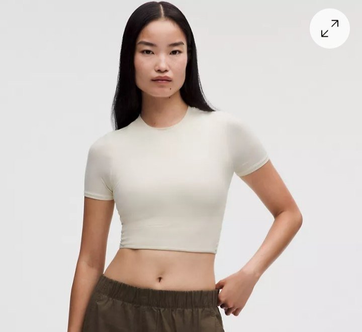 Wundermost Ultra-Soft Nulu Crewneck Cropped T-Shirt