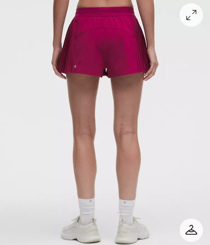 Side-Pleat Tennis Short 2.5"