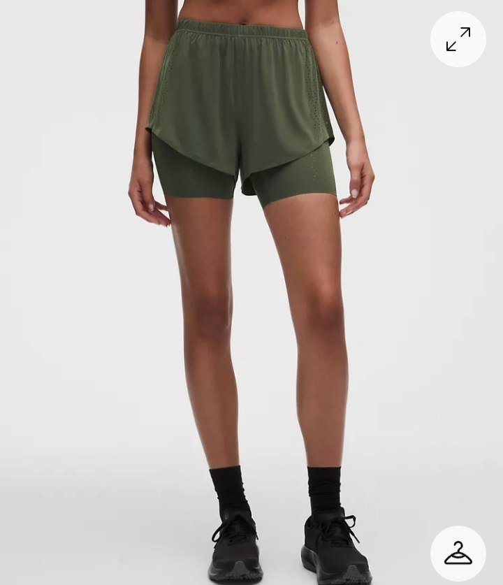 Sleek Perforated 2-in-1 High-Rise Short