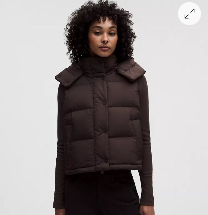 Wunder Puff 600-Down-Fill Cropped Vest