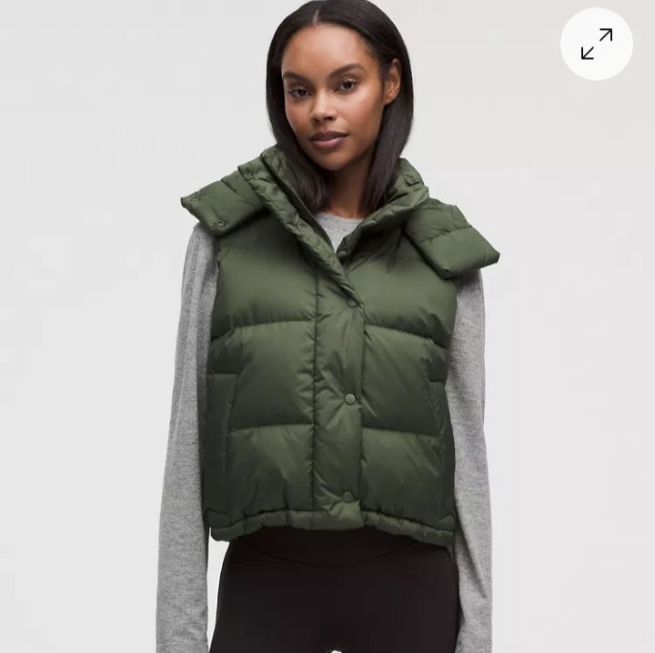 Wunder Puff 600-Down-Fill Cropped Vest