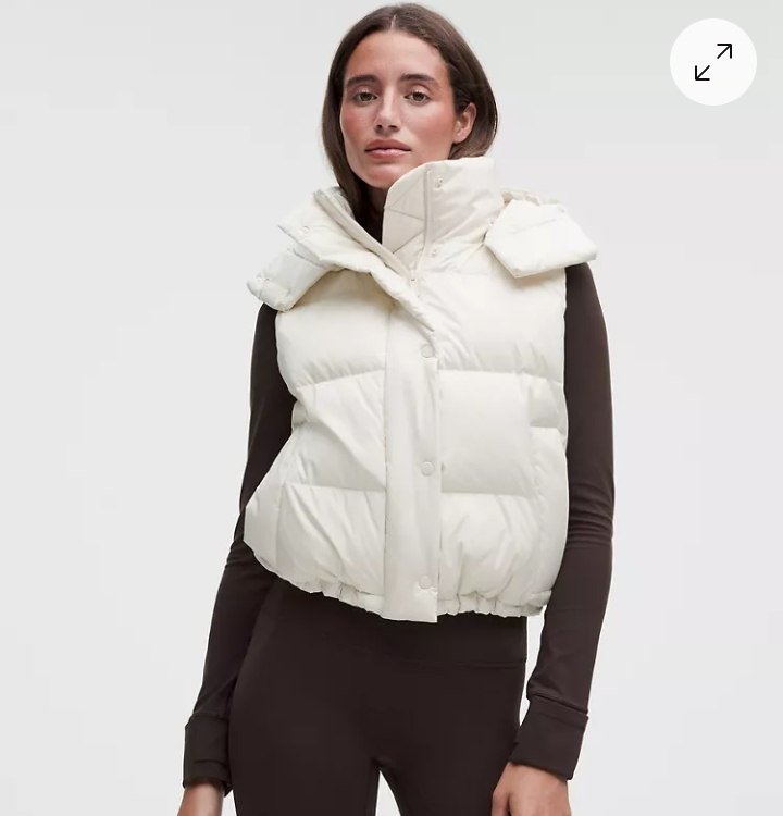 Wunder Puff 600-Down-Fill Cropped Vest