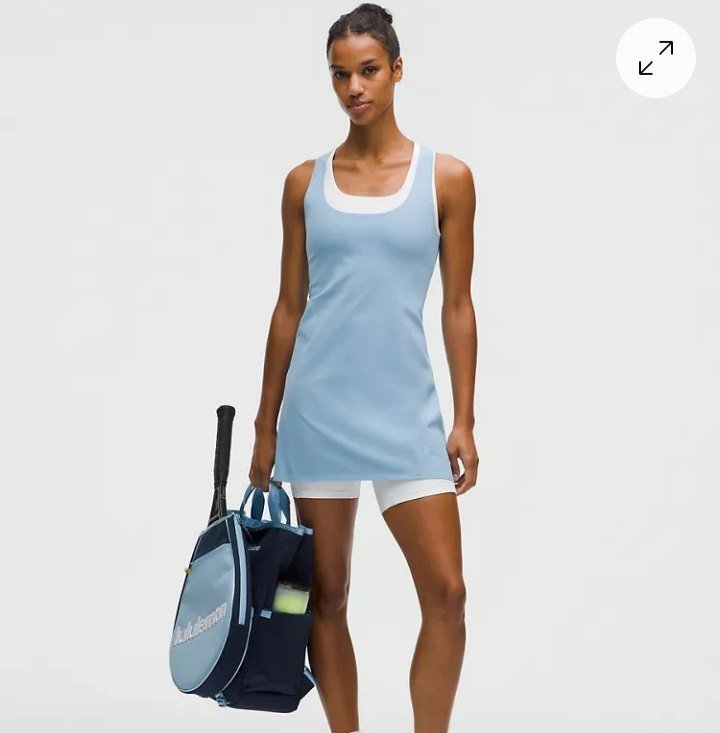 Layered Racerback Tennis Dress