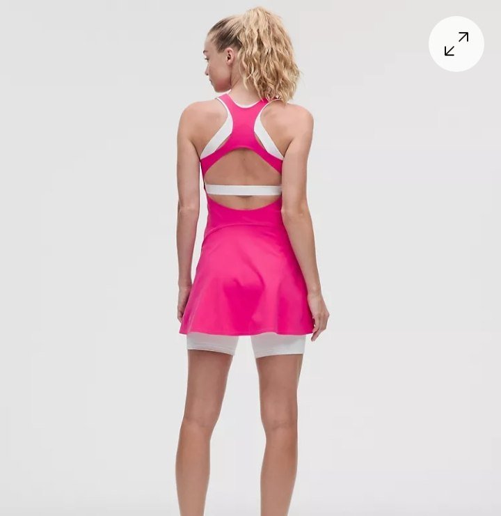 Layered Racerback Tennis Dress