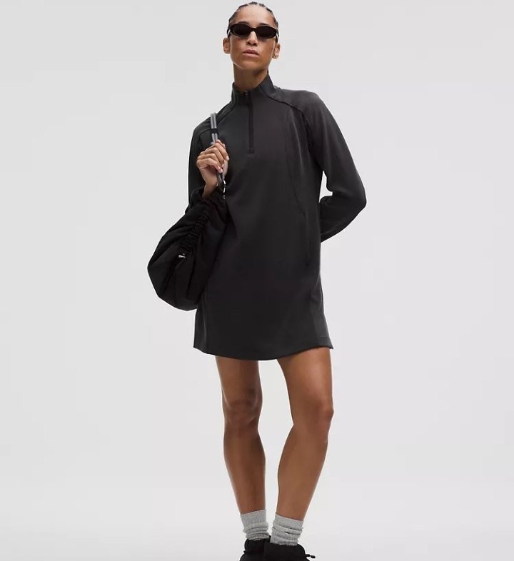 Softstreme Half-Zip Mini Dress