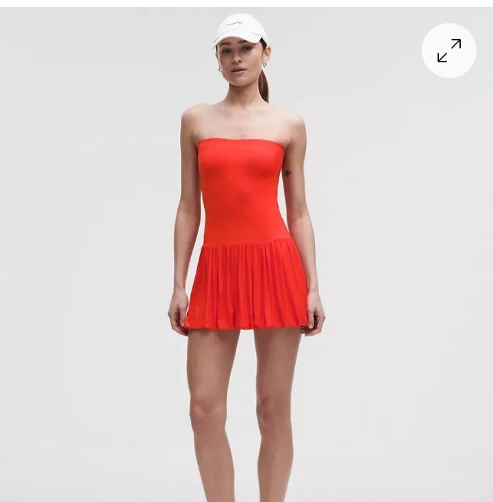 2-in-1 Bubble-Hem Mini Dress