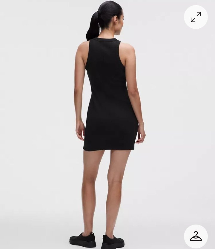 Ribbed Heavyweight Cotton-Blend Mini Dress