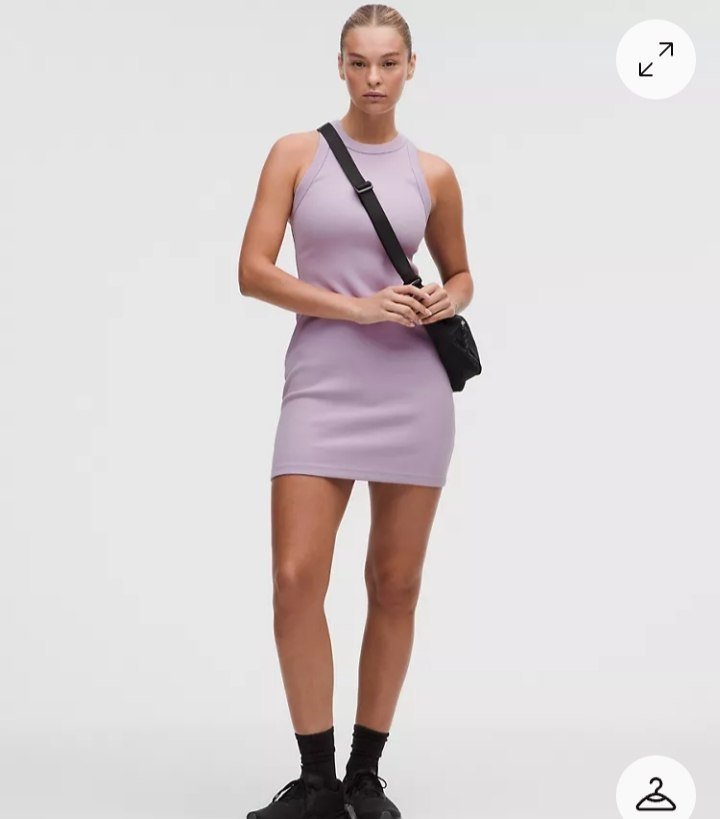 Ribbed Heavyweight Cotton-Blend Mini Dress