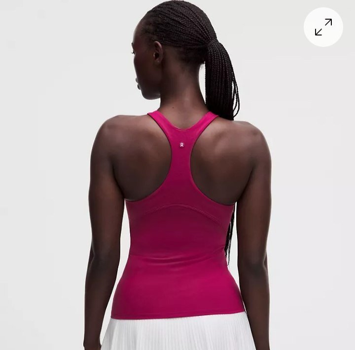 Racerback High-Neck Tennis Tank Top B/C Cup