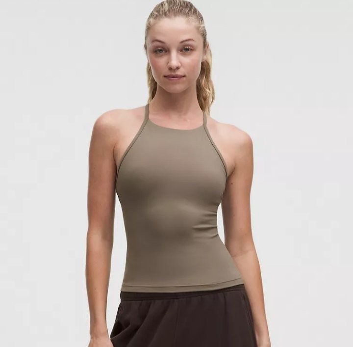 Flow Y High-Neck Tank Top Light Support, B/C Cup