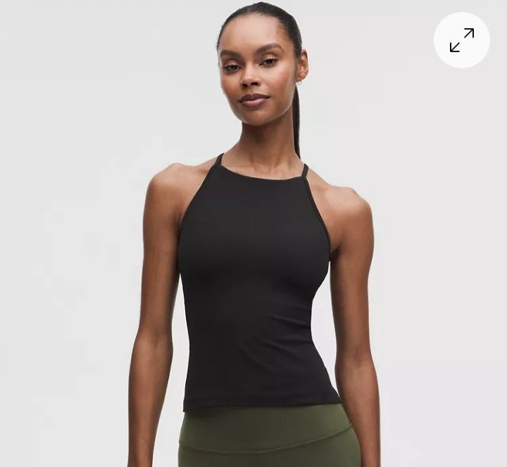 Flow Y High-Neck Tank Top Light Support, B/C Cup