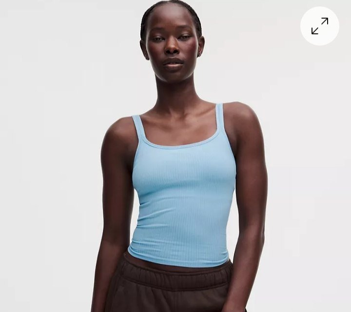 Ebb to Street Scoop-Neck Cropped Tank Top Light Support, B/C Cup