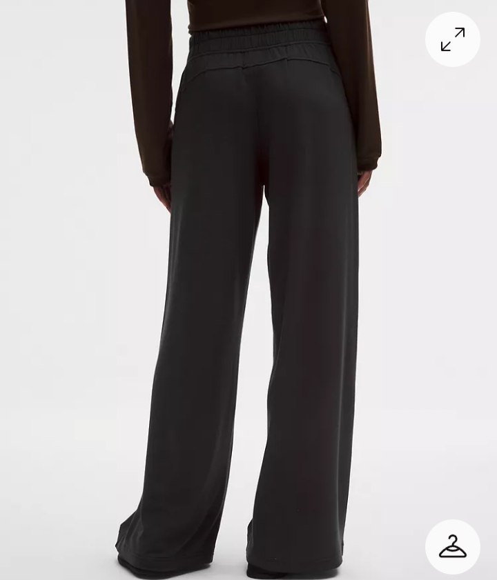 BeCalm Mid-Rise Wide-Leg Pant