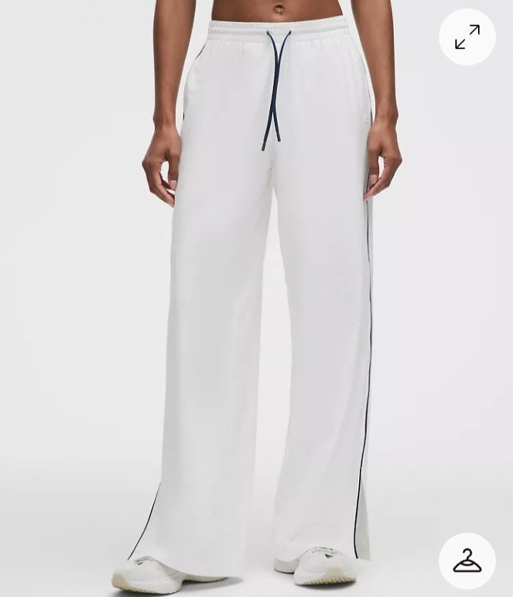 Court Rival Wide-Leg Track Pant Regular Contrast Drawcord