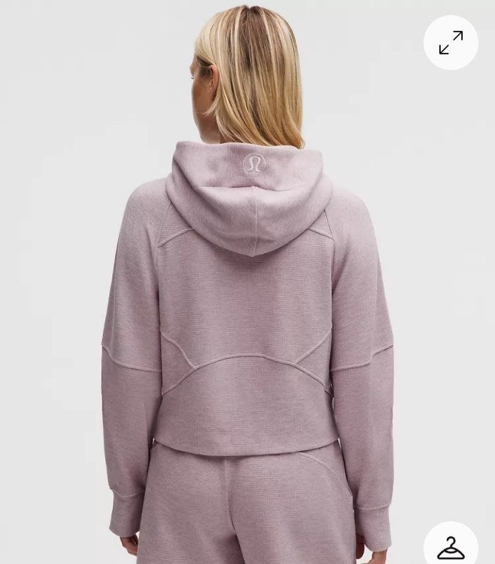 Scuba Oversized Full-Zip Hoodie Waffle