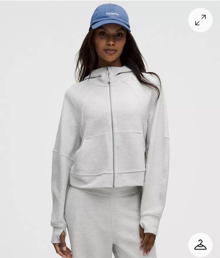 Scuba Oversized Full-Zip Hoodie Waffle