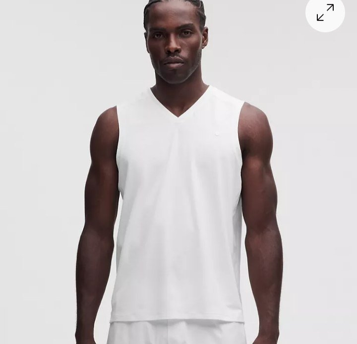Pique Mesh-Panel Sleeveless Tennis Shirt