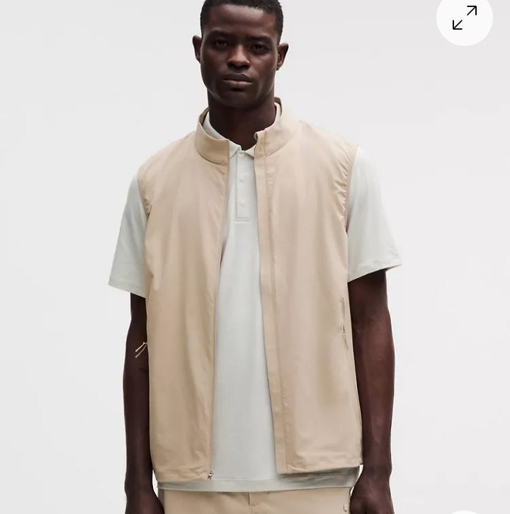 Windproof Full-Zip Golf Vest