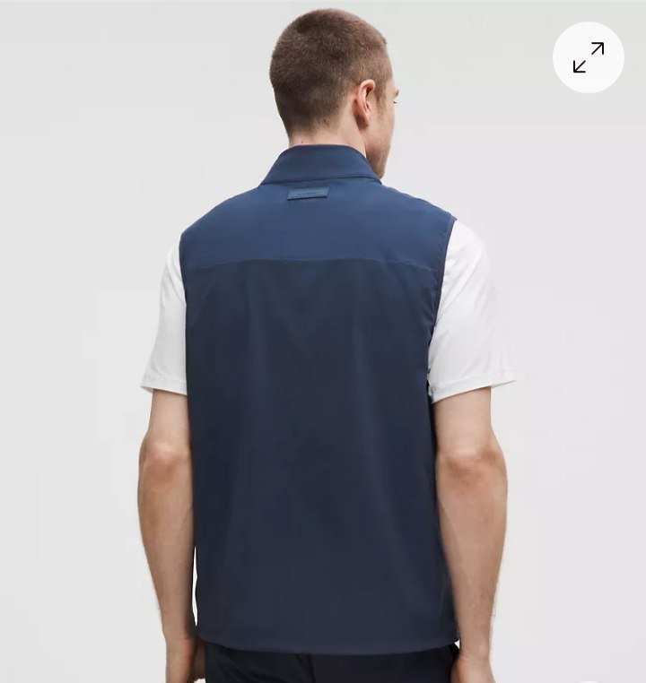 Windproof Full-Zip Golf Vest