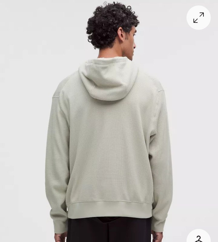 Cotton-Blend Relaxed-Fit Waffle Knit Hoodie