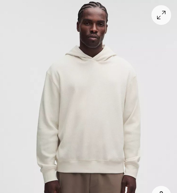 Cotton-Blend Relaxed-Fit Waffle Knit Hoodie