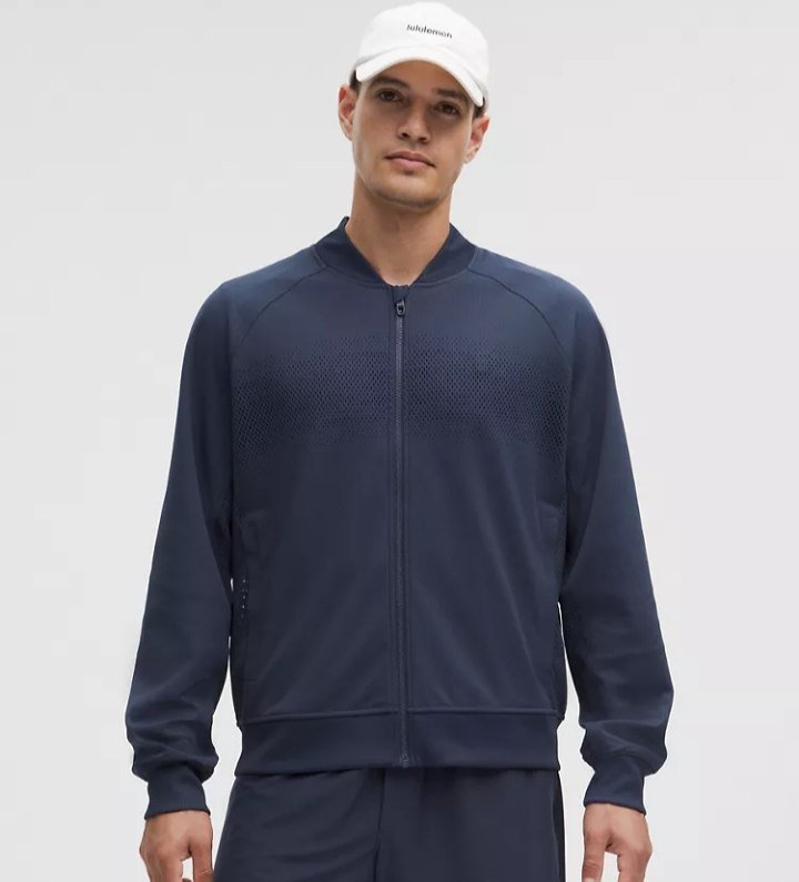 Men's Engineered Knit Mesh Tennis Jacket