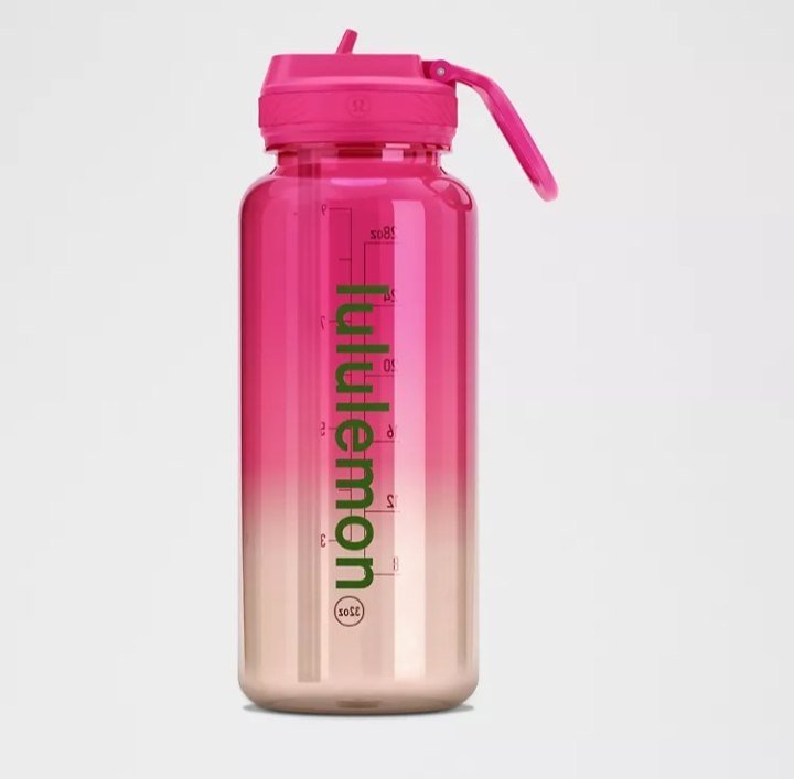 Back to Life Clear Bottle 32oz Straw Lid