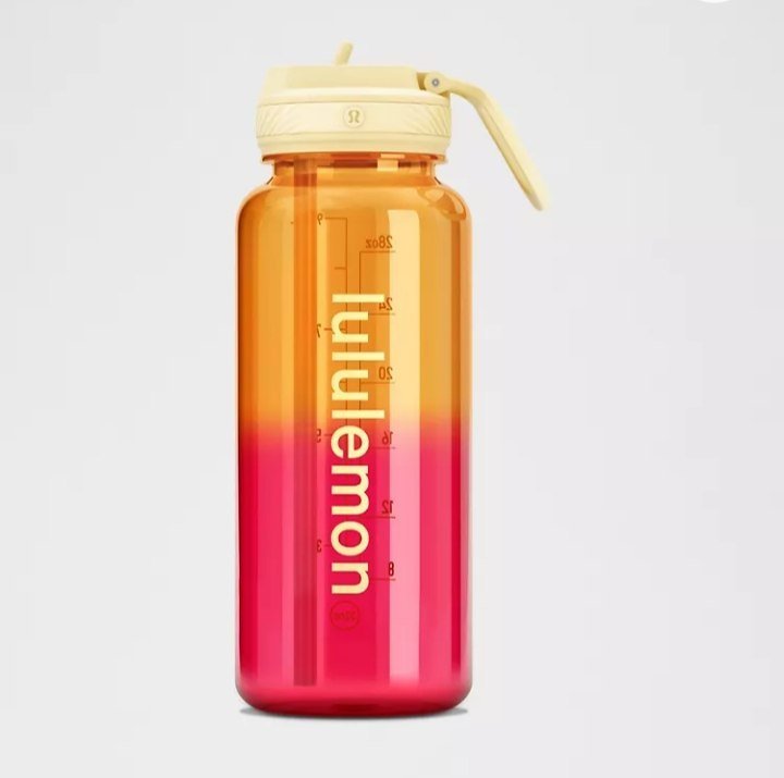 Back to Life Clear Bottle 32oz Straw Lid