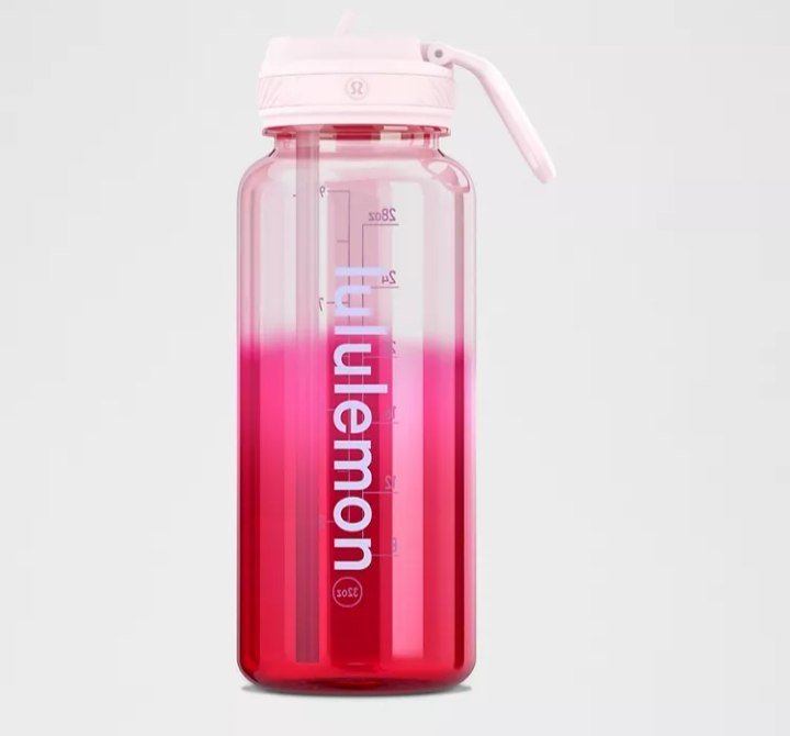 Back to Life Clear Bottle 32oz Straw Lid