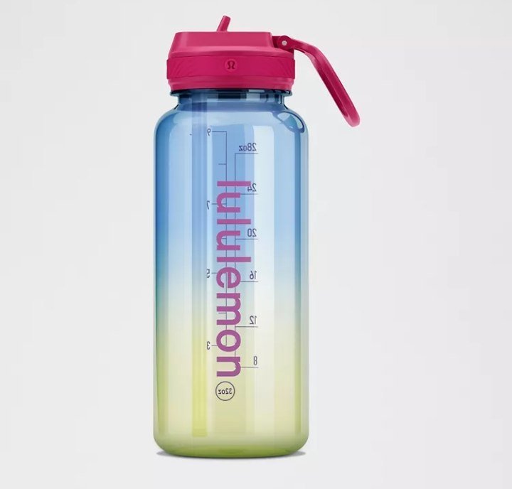 Back to Life Clear Bottle 32oz Straw Lid