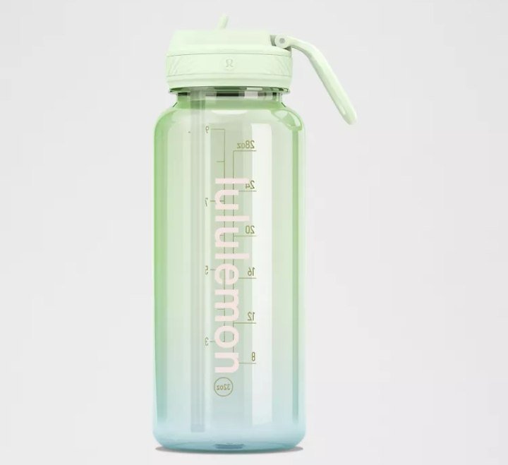 Back to Life Clear Bottle 32oz Straw Lid