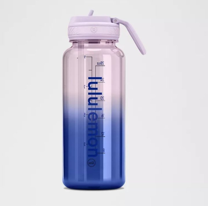 Back to Life Clear Bottle 32oz Straw Lid
