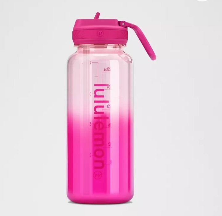 Back to Life Clear Bottle 32oz Straw Lid