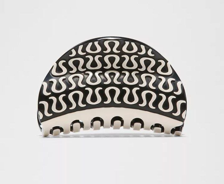 Small Logo-Embossed Claw Hair Clip