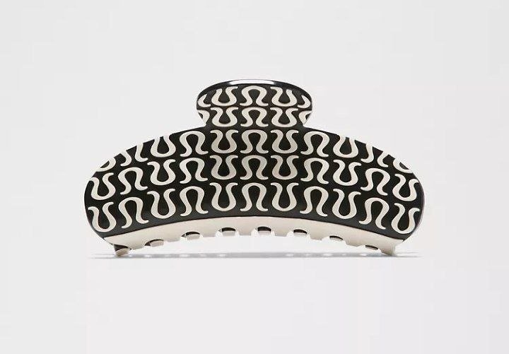 Logo-Embossed Claw Hair Clip