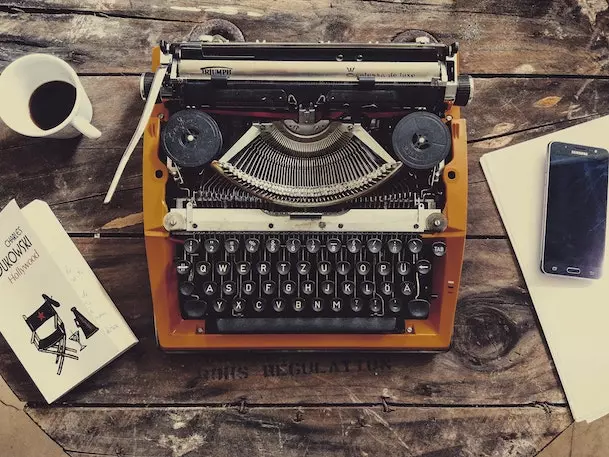 vintage typewriter