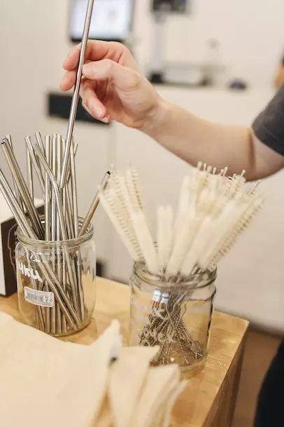 Image of reusable straws