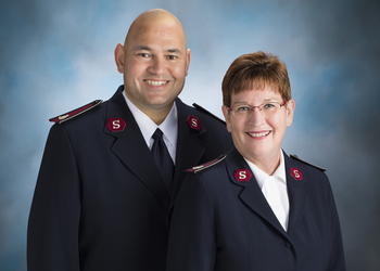The Salvation Army officers serving Minnesota & North Dakota, Lt. Colonels Dan & Dorene Jennings
