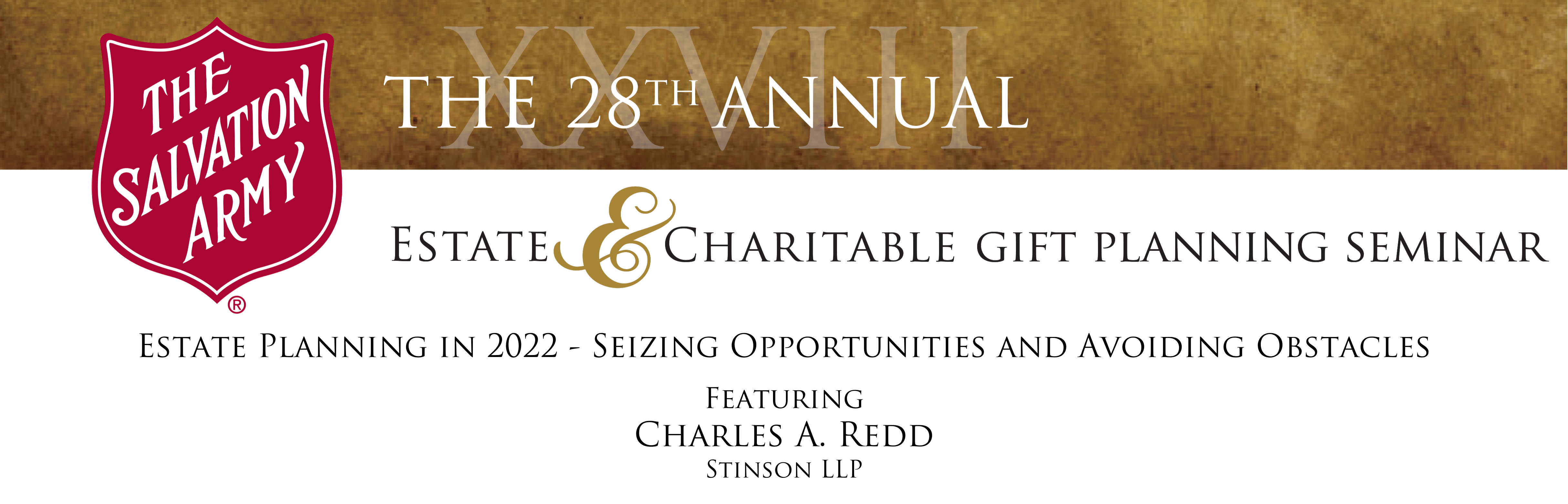 28th Annual Estate & Charitable Gift Planning Seminar Image