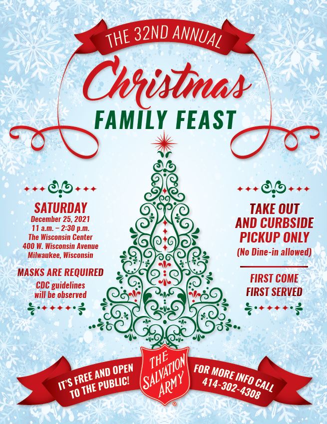 Salvation Christmas Sign Up 2022 Mcminnville Christmas Family Feast - The Salvation Army Of Milwaukee County