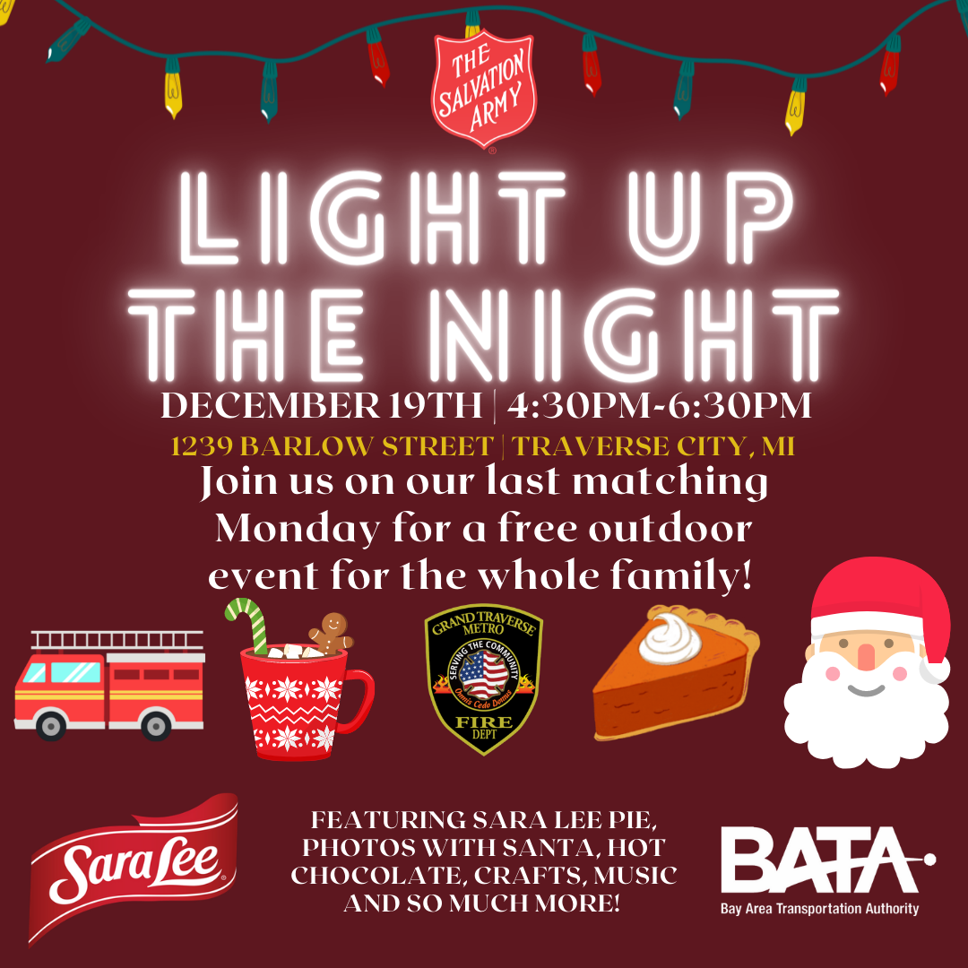Light Up the Night and Community Center during Matching Monday and