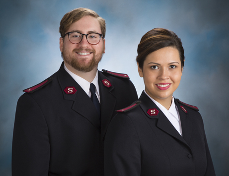 The Salvation Army officers serving Western St. Paul, Lts. Jonathan and Ceamona Taube