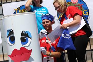 Racers with Wanda the Waterheater