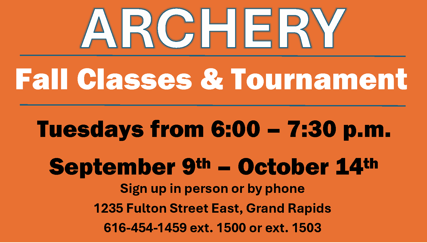 Fall Archery Program Image